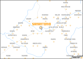 map of San Antonio