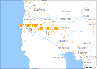 map of San Antonio