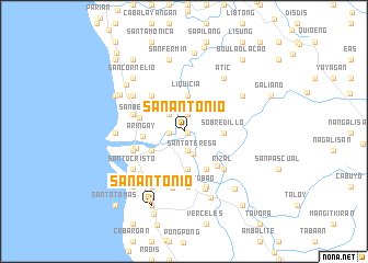 map of San Antonio