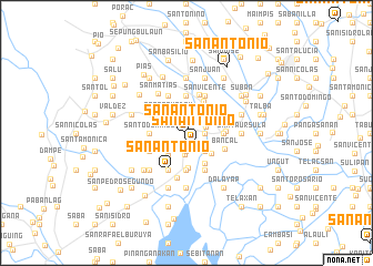 map of San Antonio