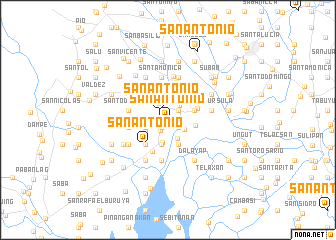 map of San Antonio