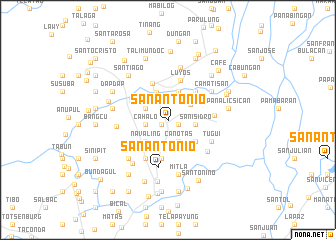 map of San Antonio