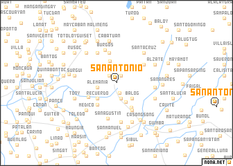 map of San Antonio