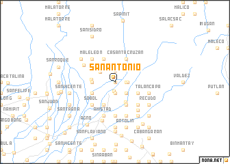 map of San Antonio