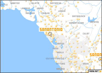 map of San Antonio