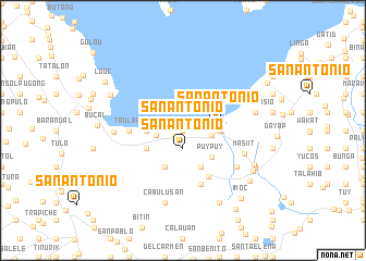 map of San Antonio