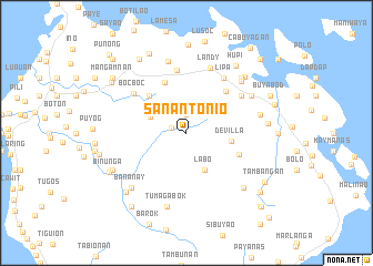 map of San Antonio