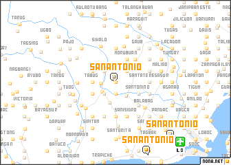 map of San Antonio