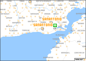 map of San Antonio