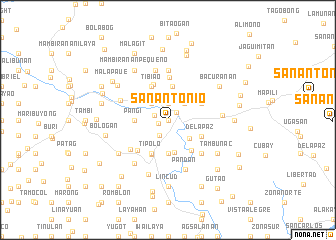 map of San Antonio