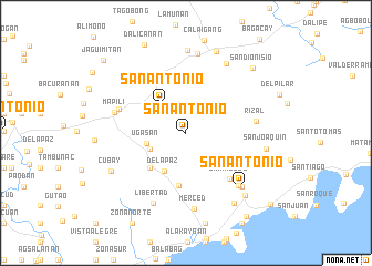 map of San Antonio