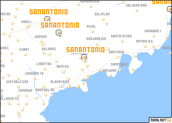 map of San Antonio