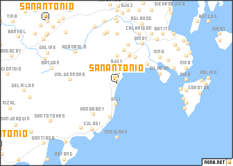 map of San Antonio