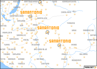 map of San Antonio