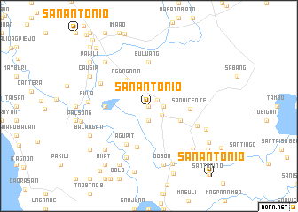 map of San Antonio