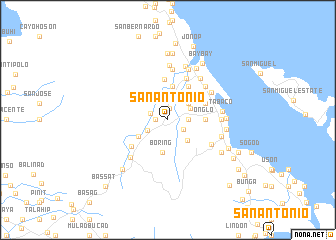 map of San Antonio