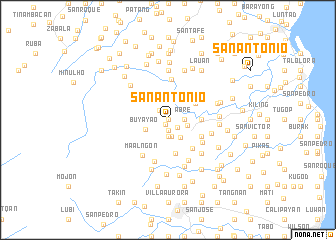 map of San Antonio