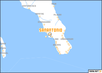 map of San Antonio