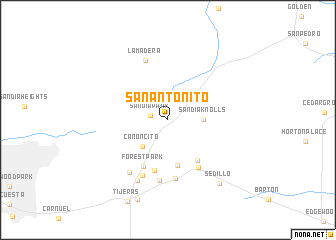 map of San Antonito