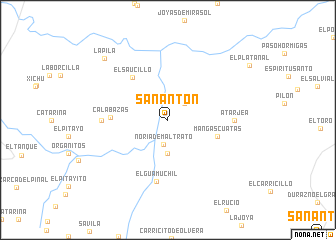 map of San Antón