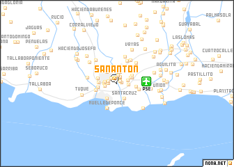 map of San Anton