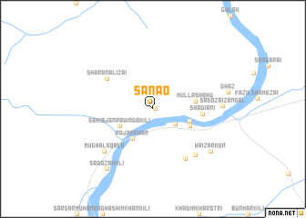 map of Sanāo