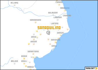 map of San Aquilino