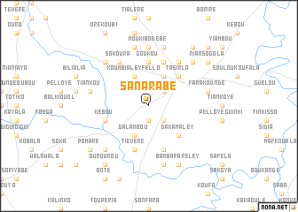 map of Sanarabé