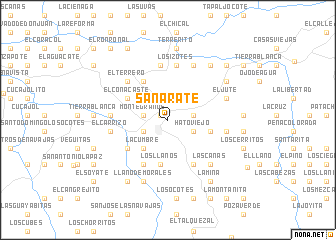 map of Sanarate