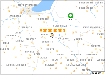 map of San Armando