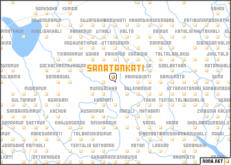 map of Sanātankāti