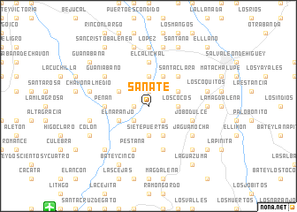 map of Sanate