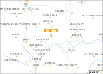 map of Sanate