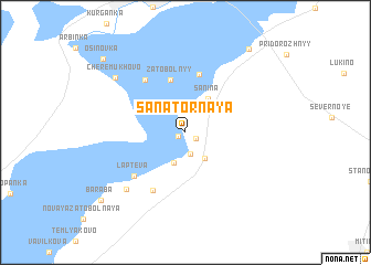 map of Sanatornaya