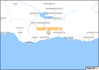 map of Sanatornoye