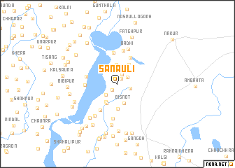 map of Sanauli