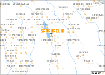 map of San Aurelio