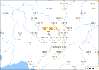 map of Sanawai