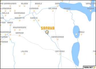 map of Sanawa