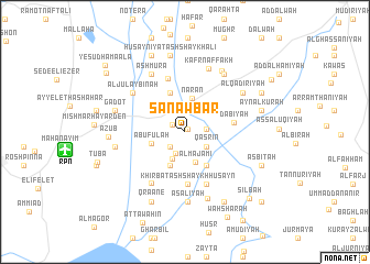 map of Şanawbar