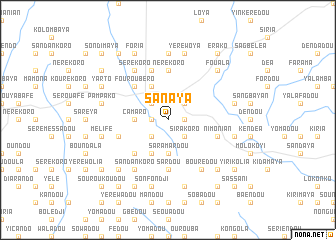 map of Sanaya