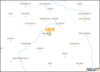 map of Sana