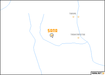 map of Sana