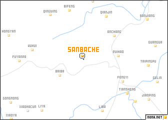 map of Sanbache