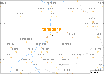 map of Sanbakori