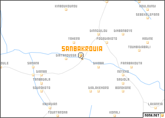 map of Sanbakrouïa