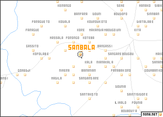 map of Sanbala