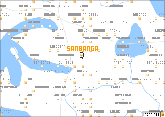 map of Sanbanga