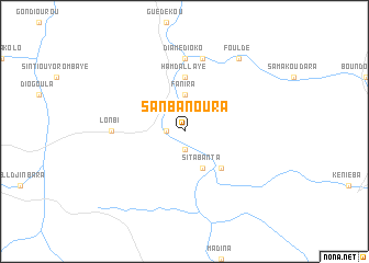 map of Sanbanoura