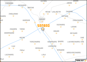 map of Sanbao